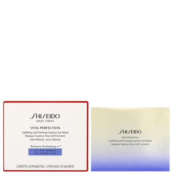 Shiseido Masks Vital-Perfection: Uplifting and Firming Express Eye Mask 12 Pack — изображение 4