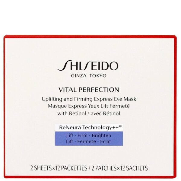 Shiseido Masks Vital-Perfection: Uplifting and Firming Express Eye Mask 12 Pack — изображение 3