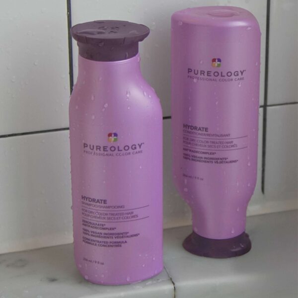 Pureology Hydrate Moisturising Conditioner For Medium to Thick Dry Colour-Treated Hair 266ml — изображение 8