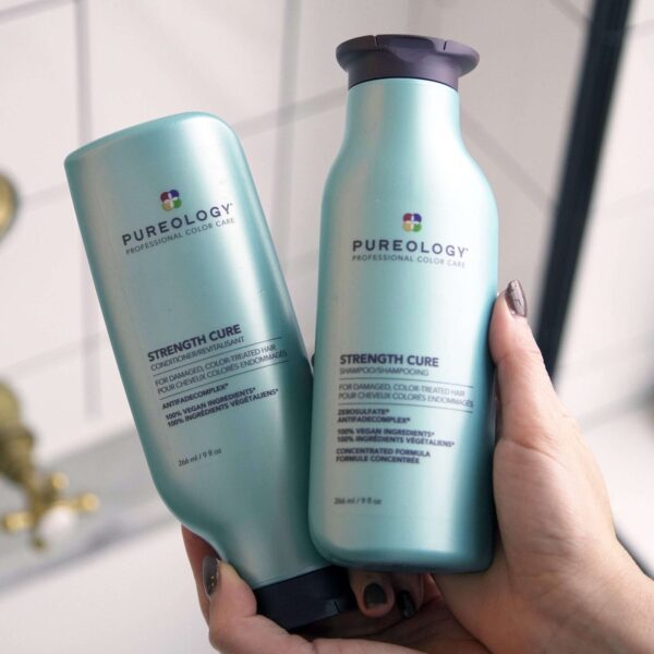 Pureology Strength Cure Strengthening Conditioner For Damaged Colour-Treated Hair 266ml — изображение 7