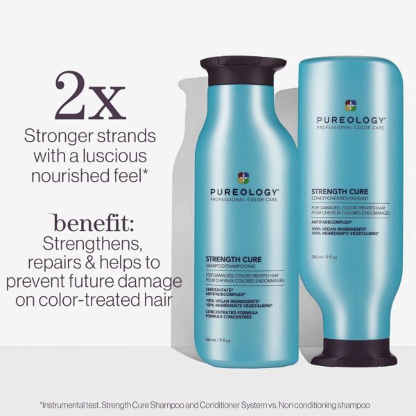 Pureology Strength Cure Strengthening Conditioner For Damaged Colour-Treated Hair 266ml — изображение 5