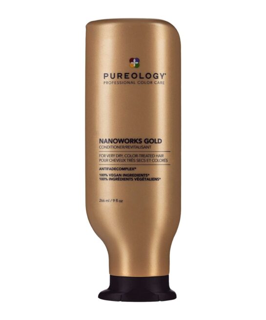 Pureology Nanoworks Gold Conditioner, For Dry Tired Colour-Treated Hair, Restores Shine 266ml