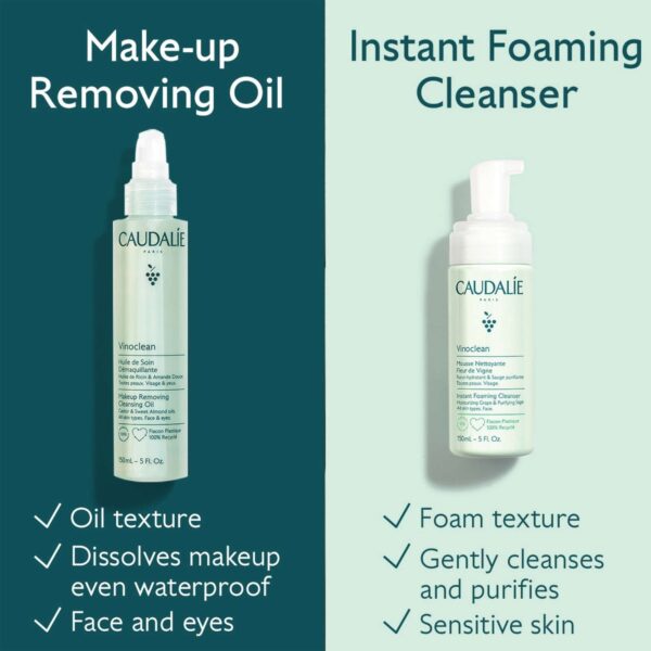 Caudalie Face Vinoclean Makeup Removing Cleansing Oil 150ml — изображение 5