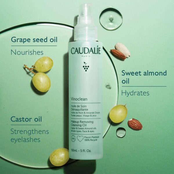 Caudalie Face Vinoclean Makeup Removing Cleansing Oil 150ml — изображение 3