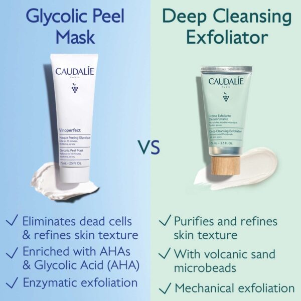 Caudalie Face Vinoperfect Glycolic Peel Mask 75ml — изображение 4
