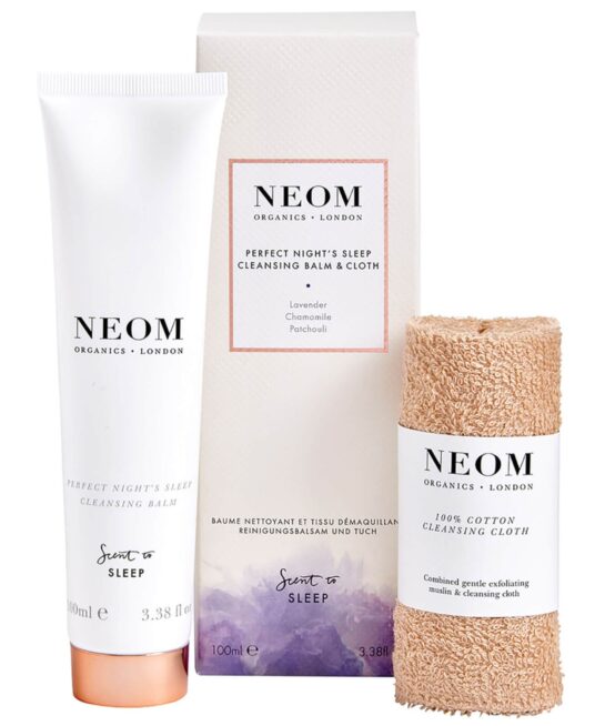 Neom Wellbeing London Scent To Sleep Perfect Night's Sleep Cleansing Balm & Cloth 100ml