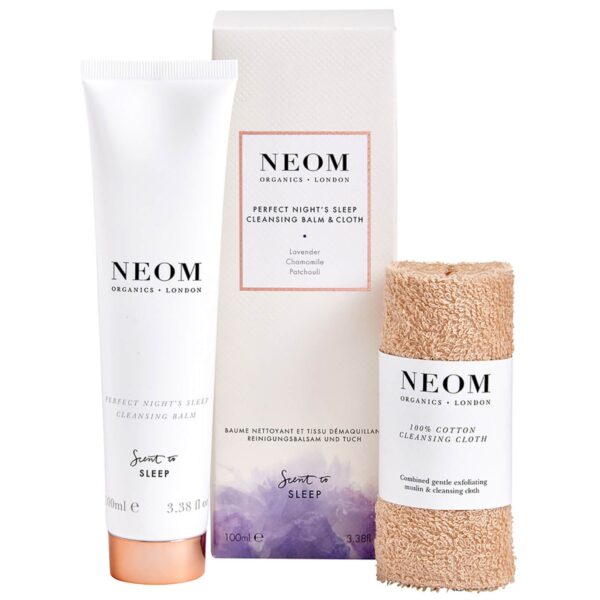 Neom Wellbeing London Scent To Sleep Perfect Night's Sleep Cleansing Balm & Cloth 100ml