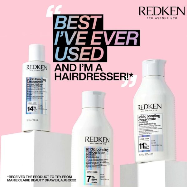 Redken Acidic Bonding Concentrate Conditioner, Bond Repair for Damaged & Colour-Treated Hair 300ml — изображение 5