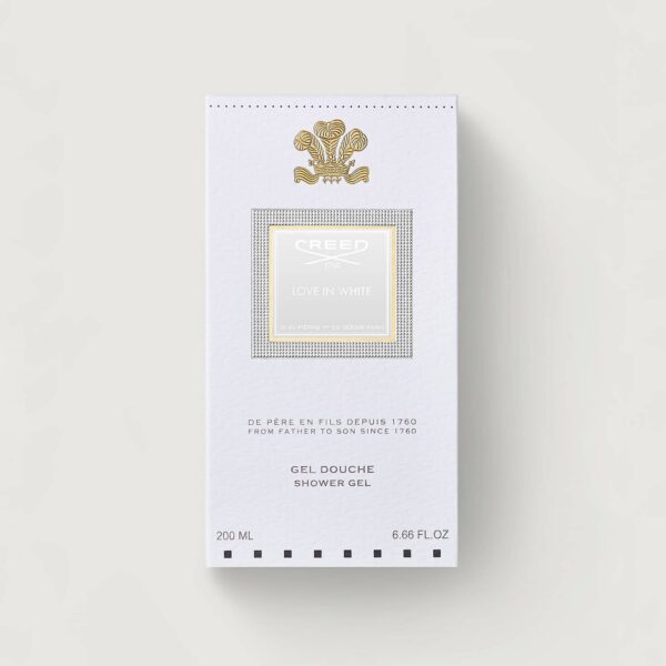 Creed Love In White Bath and Shower Gel 200ml - Image 2
