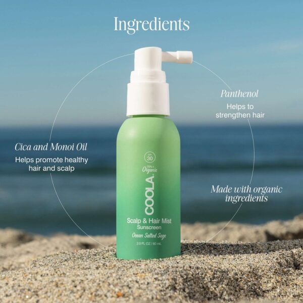 Coola Hair Care Scalp & Hair Mist Sunscreen SPF30 60ml — изображение 4