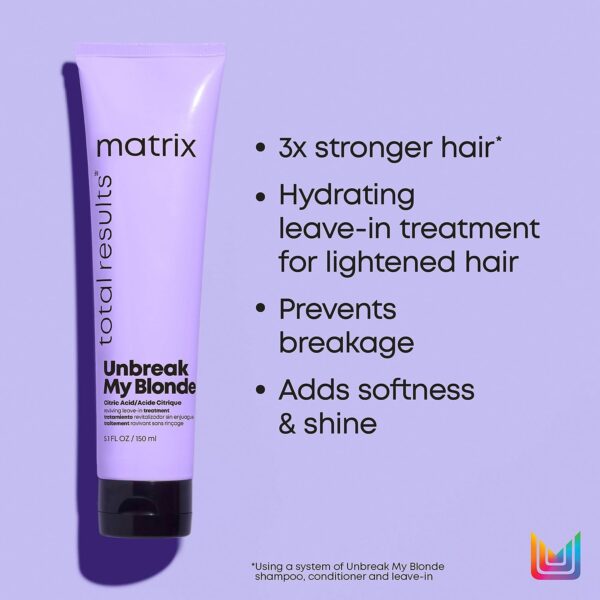 Matrix Total Results Unbreak My Blonde Reviving Leave-in Treatment 150ml — изображение 4