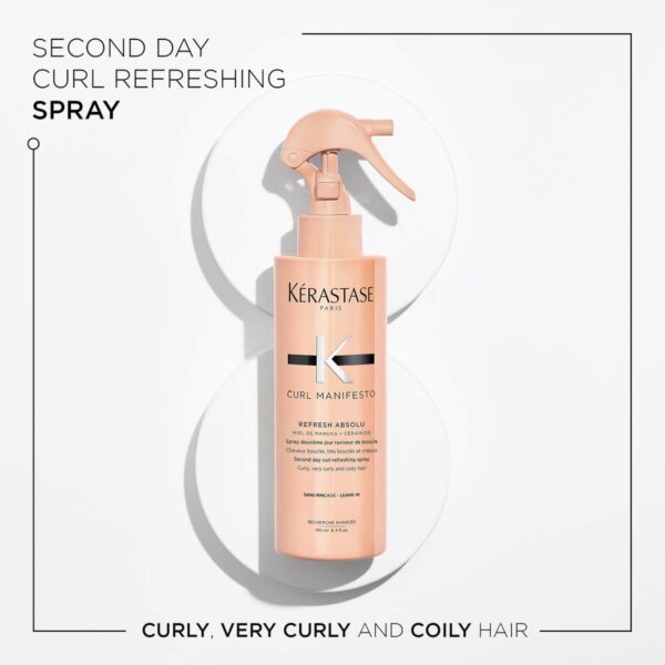Kérastase Curl Manifesto Refresh Absolu: Curl Refreshing Spray 190ml — изображение 2