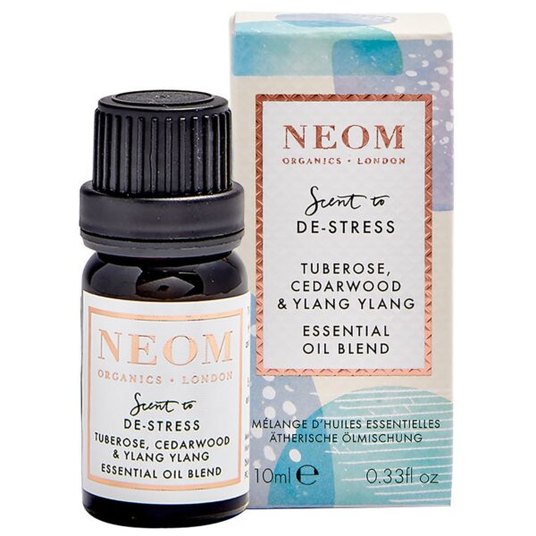 Neom Wellbeing London Scent To Make You Happy Tuberose & Cedarwood & Ylang Ylang Essential Oil Blend 10ml