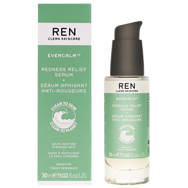 REN Clean Skincare Face Evercalm Redness Relief Serum 30ml / 1.02 fl.oz. — изображение 3
