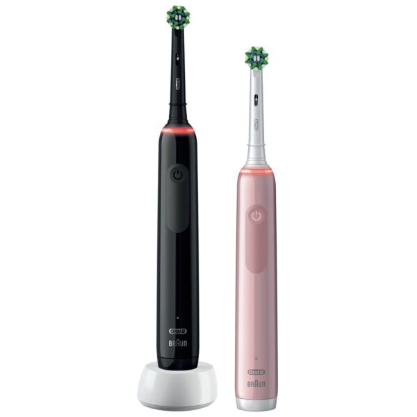 Oral-B Pro 3 - 3900 Duo Pack Black & Pink — изображение 2