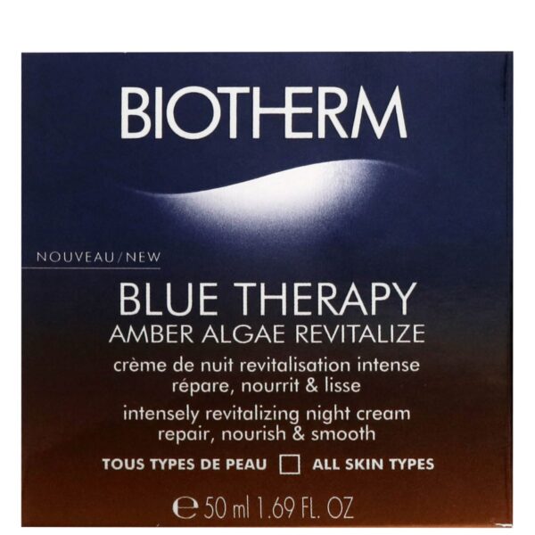 Biotherm Blue Therapy Amber Algae Revitalise Night Cream 50ml — изображение 2
