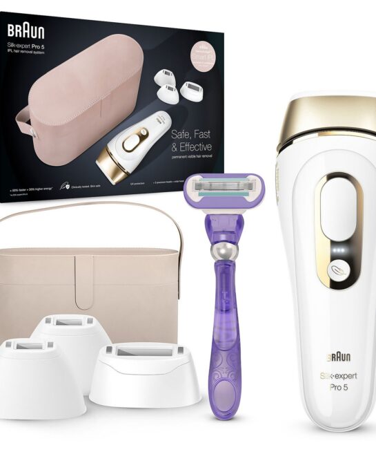 Braun IPL Silk-expert Pro 5 PL5347 IPL with 5 Extras: Venus razor and Super Premium Beauty Box