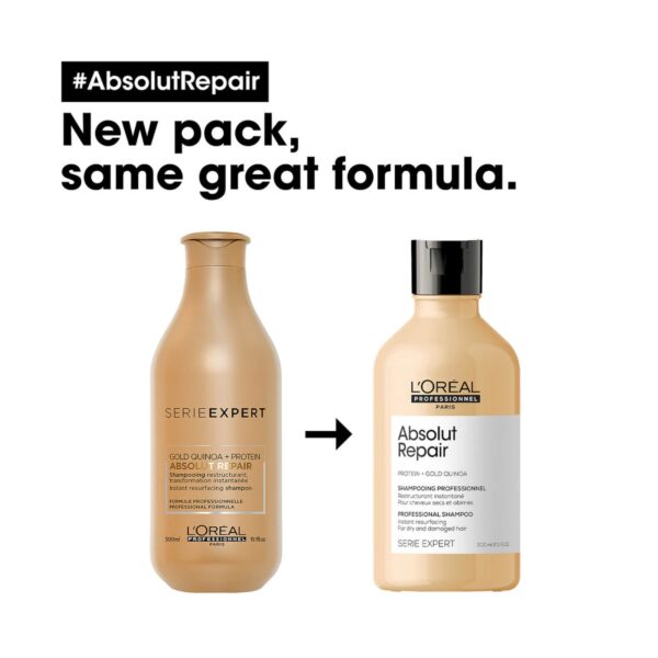L'Oréal Professionnel SERIE EXPERT Absolut Repair Shampoo 300ml — изображение 2