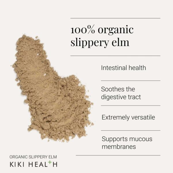 KIKI Health Detox & Cleanse Organic Slippery Elm Powder 45g — изображение 2