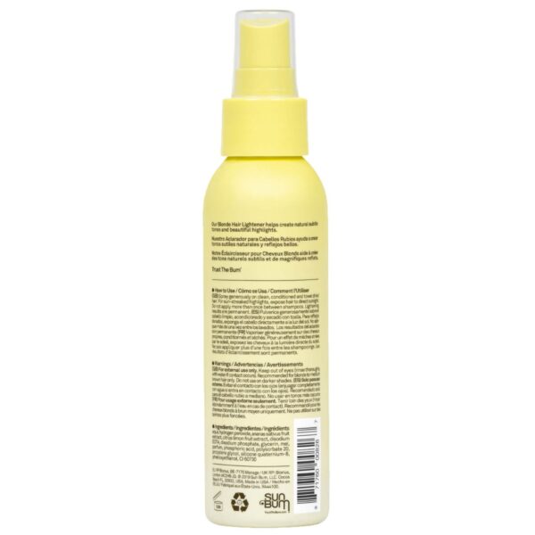 Sun Bum Hair Care Blonde Hair Lightener 118ml — изображение 2