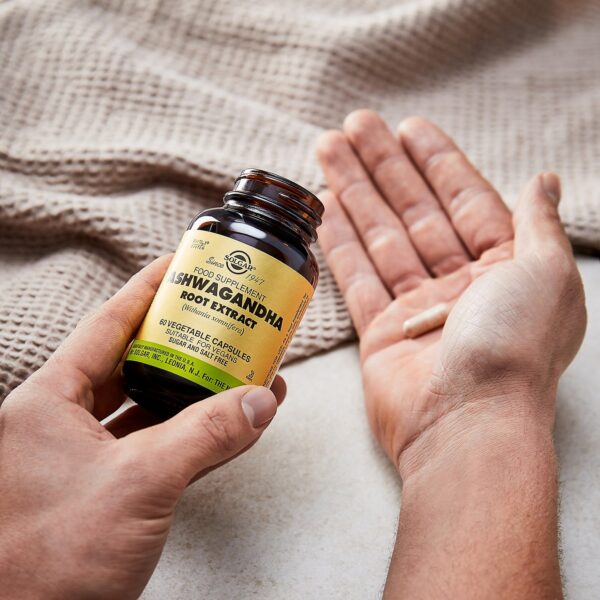 Solgar Botanical & Herb Ashwagandha Root Extract Vegetable Capsules x 60 — изображение 3