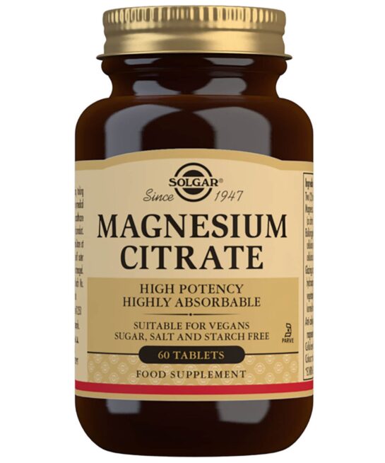 Solgar Minerals Magnesium Citrate Tablets x 60