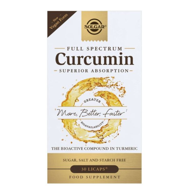 Solgar Botanical & Herb Full Spectrum Curcumin Licaps x 30 — изображение 2
