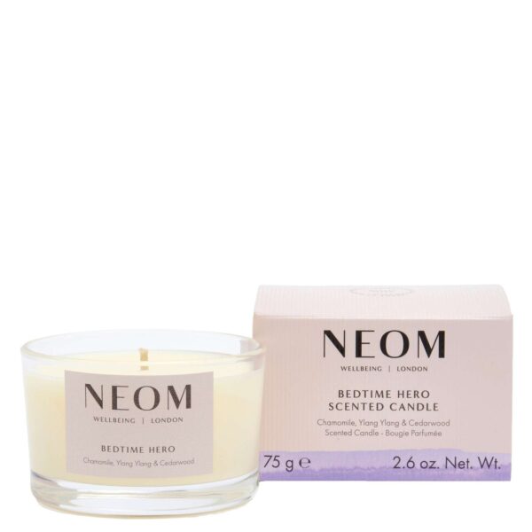 Neom Wellbeing London Scent To Sleep - Bedtime Hero Travel Candle 75g — изображение 3