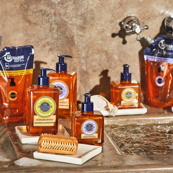 L'OCCITANE Shea Butter Lavender Liquid Soap 300ml — изображение 5