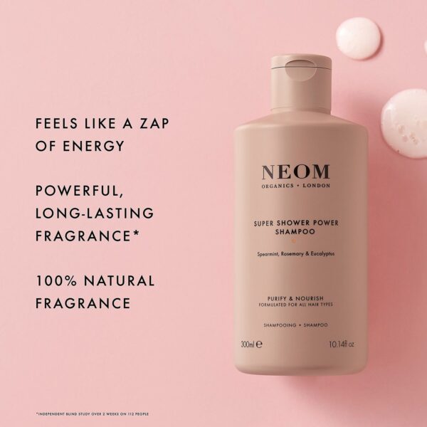 Neom Wellbeing London Scent To Boost Your Energy - Super Shower Power Shampoo 300ml — изображение 4