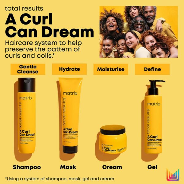 Matrix Total Results A Curl Can Dream Manuka Honey Infused Moisturizing Cream for Curly and Coily Hair 500ml — изображение 4