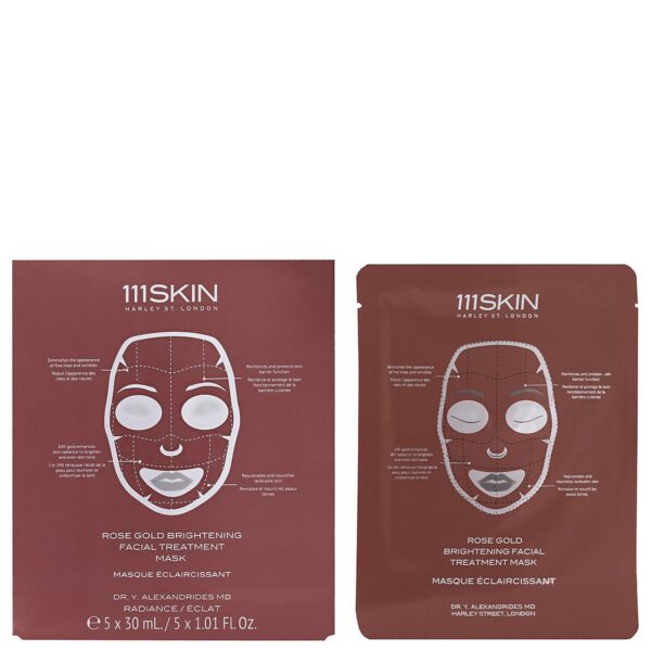 111SKIN Radiance Rose Gold Brightening Facial Treatment Mask — изображение 3