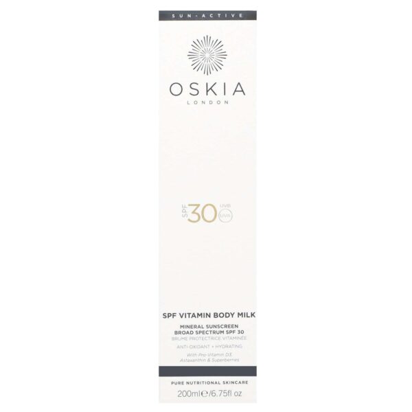 Oskia Vitamin Body Milk SPF30 200ml — изображение 2