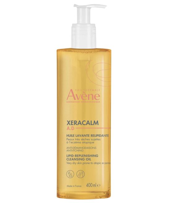 Avène XeraCalm A.D. Lipid-Replenishing Cleansing Oil for Dry, Itchy Skin 400ml