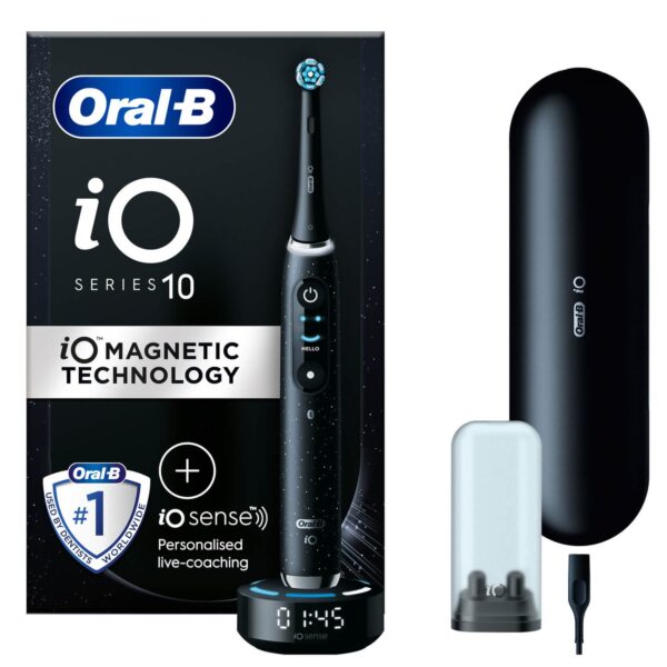 Oral-B iO10 Cosmic Black Electric Toothbrush with Charging Travel Case — изображение 2