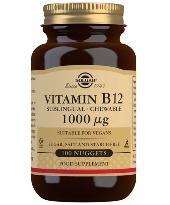 Solgar Vitamins Vitamin B12 1000 µg Sublingual - Chewable Nuggets x 100