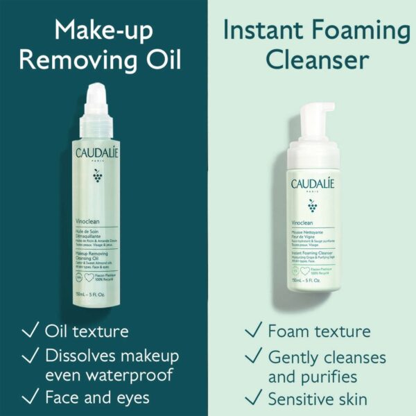 Caudalie Face Vinoclean Makeup Removing Cleansing Oil 75ml — изображение 5