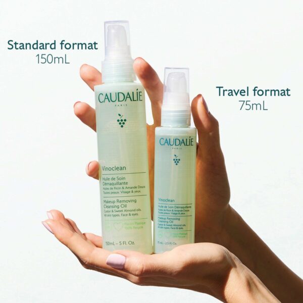 Caudalie Face Vinoclean Makeup Removing Cleansing Oil 75ml — изображение 4