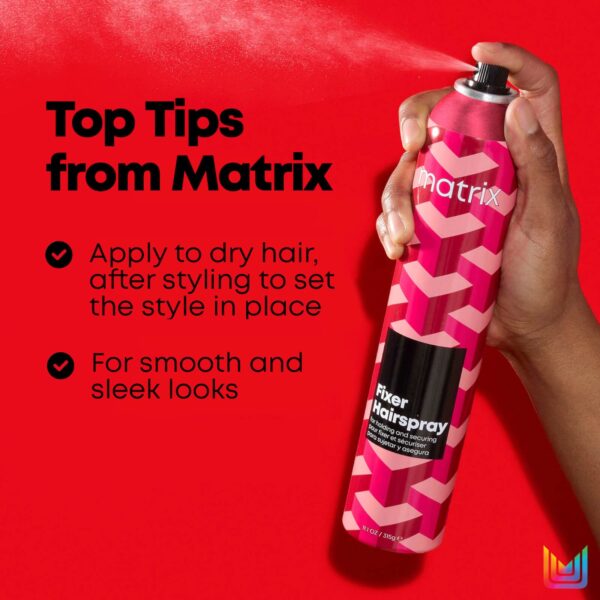 Matrix Styling Fixer Hairspray For Flexible Holding & Securing With Dry Finish 400ml — изображение 5