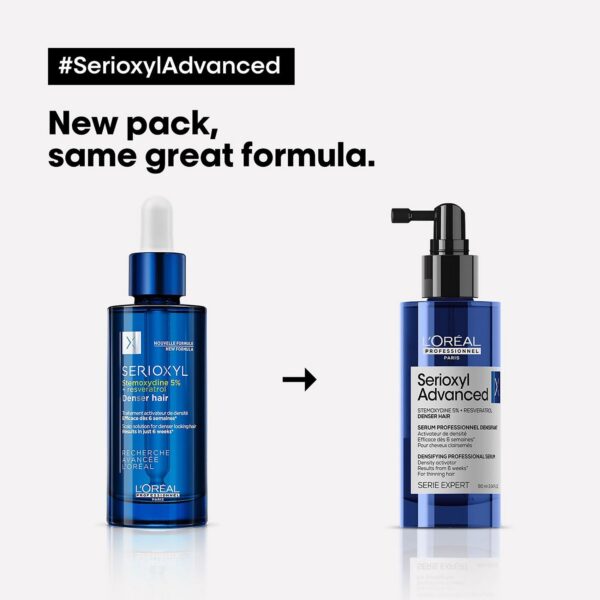 L'Oréal Professionnel SERIE EXPERT Serioxyl Advanced Denser Hair Serum for Thinning Hair 90ml — изображение 4