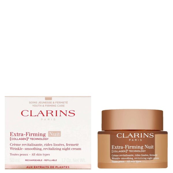Clarins Extra-Firming Night Cream for All Skin Types 50ml / 1.6 oz. — изображение 3