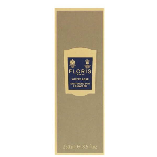 Floris London White Rose Moisturising Bath & Shower Gel 250ml - Image 2