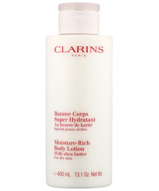 Clarins Body Moisturisers Moisture-Rich Body Lotion with Shea Butter for Dry Skin 400ml / 13.1 oz.