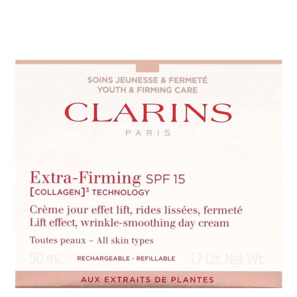 Clarins Extra-Firming Day Cream SPF15 for All Skin Types 50ml / 1.7 oz. — изображение 2