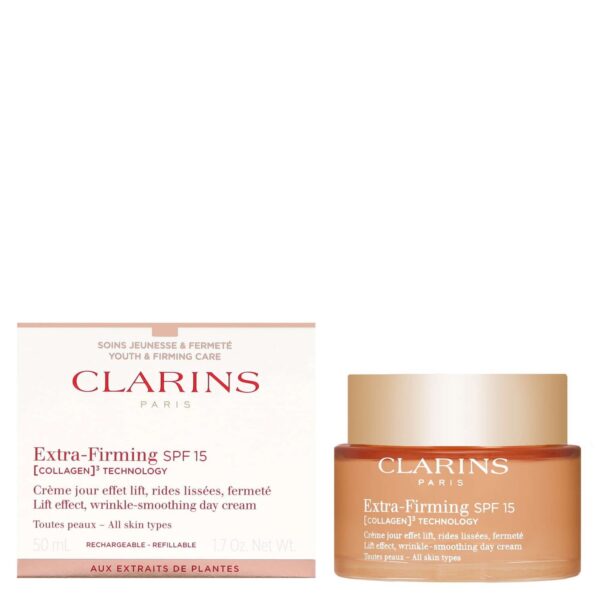 Clarins Extra-Firming Day Cream SPF15 for All Skin Types 50ml / 1.7 oz. — изображение 3