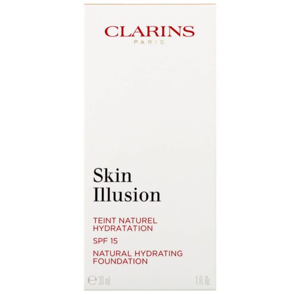 Clarins Skin Illusion Natural Hydrating Foundation SPF15 107C Beige 30ml / 1 fl.oz. — изображение 2