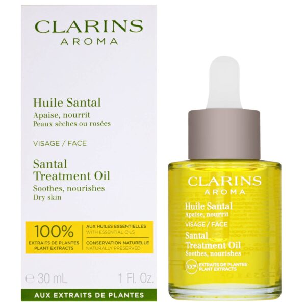 Clarins Face Treatment Oil Santal Dry Skin 30ml / 1. fl.oz. — изображение 3