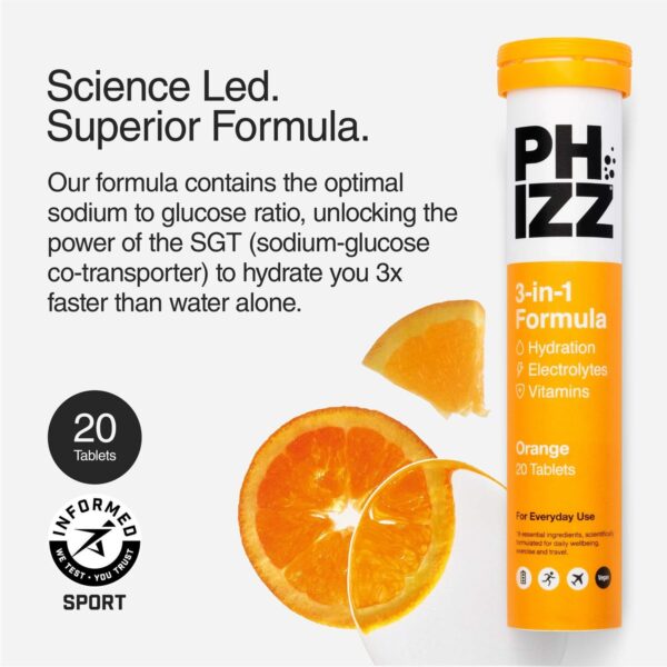 Phizz Orange Wellness Effervescent Multipack 60 tablets — изображение 3