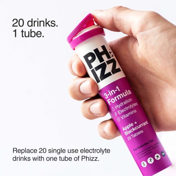 Phizz Apple and Blackcurrant Wellness Effervescent Multipack 60 tablets — изображение 6