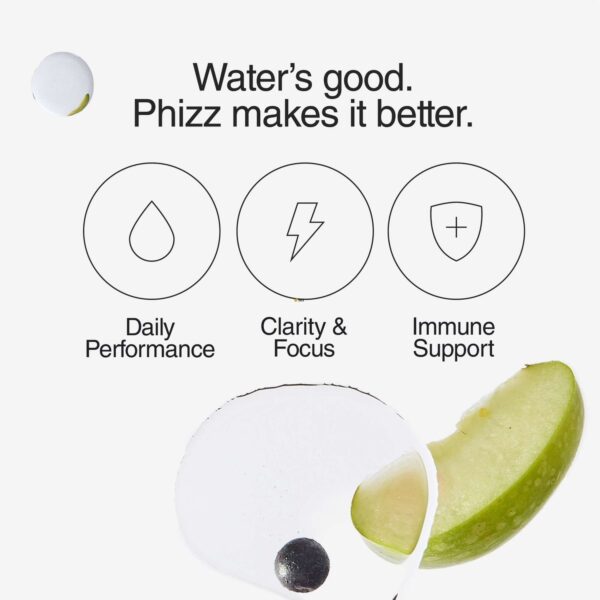 Phizz Apple and Blackcurrant Wellness Effervescent Multipack 60 tablets — изображение 4
